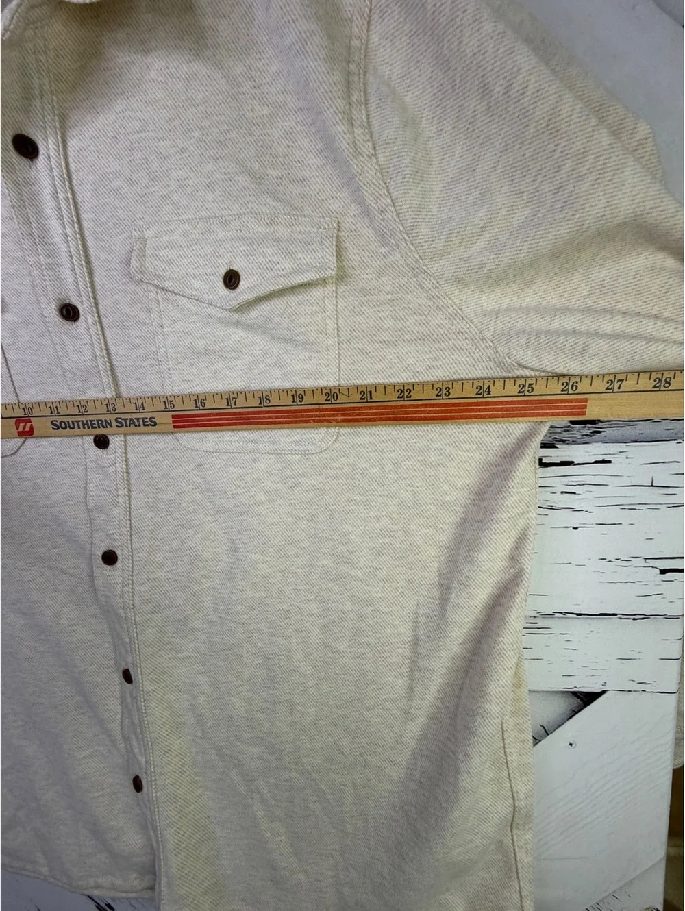 J.Crew Cabincore Soft Knit Overshirt Shacket Cream Off-White Oatmeal Men XXL